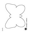 Butterfly shape pattern