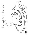 cat coloring page