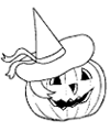 jack o lantern coloring 