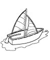 Sailboat Coloring Page