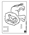 lion coloring page