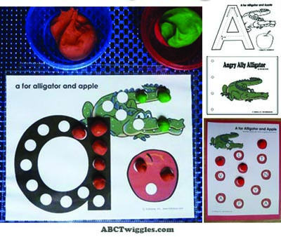 A is for apple letter activities, printables and emergent reader for preschool