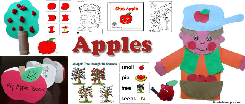 preschool and kindergarten apples activities and crafts