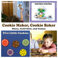 Preschool Kindergarten Cookie Maker Book and Activities