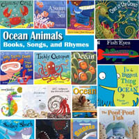 Preschool Kindergarten Ocean Animals Books and Rhymes