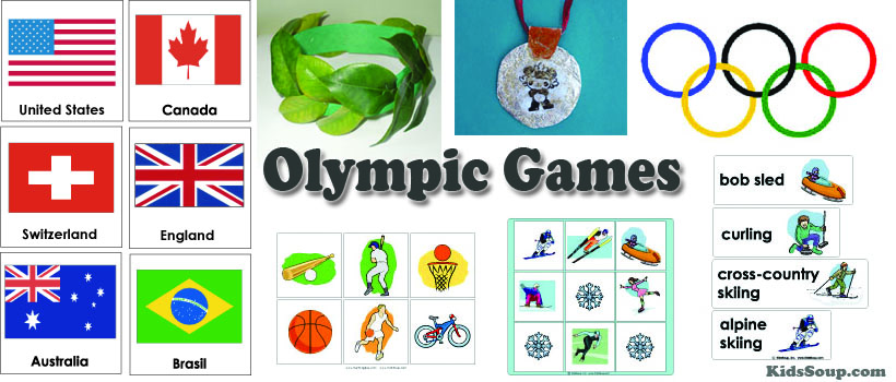 Olympic Games Activities and Crafts for Preschool and Kindergarten