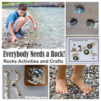 preschool and kindergarten Rocks Activities and Crafts