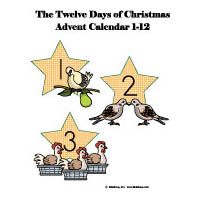 12 days of Christmas activities and printables for preschool