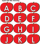 ABC Apples activities and circle games for preschool and kindergarten