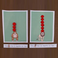 10 Apples Up On Top preschool kindergarten reading activity