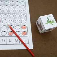 10 Apples Up On Top preschool kindergarten beginning sound activity
