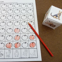 Apple On Top preschool kindergarten counting game