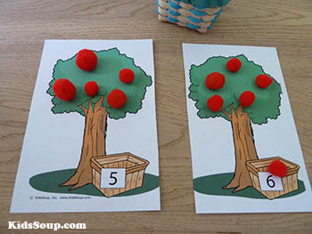 preschool apple activities and games