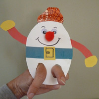 Humpty Dumpty craft, activities, and games for preschool