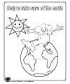 earth day coloring page