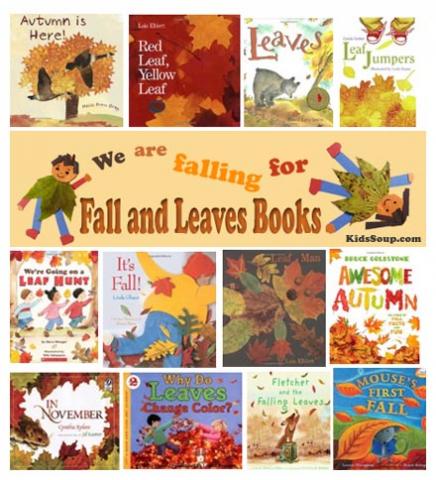 Fall and Leaves books, rhymes, and songs for kids