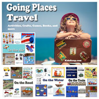 Preschool Kindergarten Going Places Theme and Activities