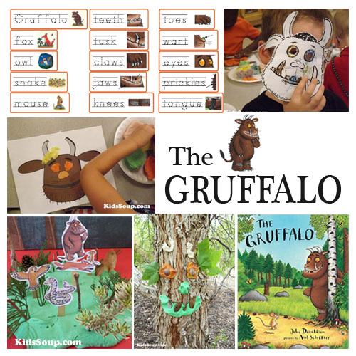 The Gruffalo preschool activities, crafts, and games