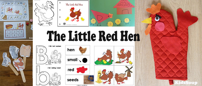 The Little Red Hen Preschool and Crafts | KidsSoup