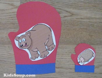 Mitten measurement and oral language activity Mitten measurement and oral language activity for preschool