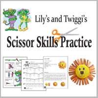 scissor skills workbook and printables