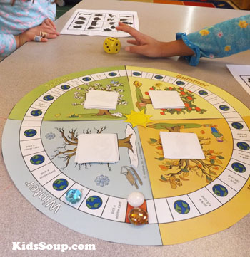 Four seasons game preschool and kindergarten