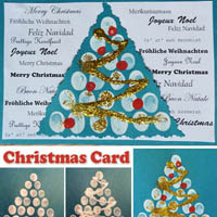 Preschool Kindergarten Christmas Card Craft 