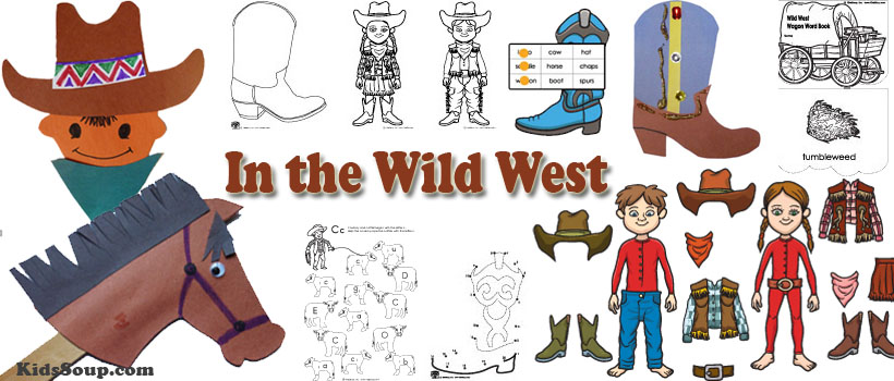 Wild West Activities and Crafts Preschool and Kindergarten
