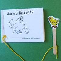 Farm animals booklet and activity for preschool and kindergarten