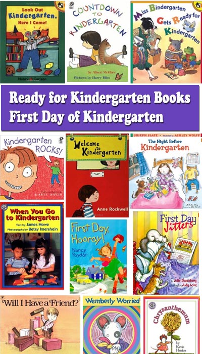 First Day of Kindergarten Book List