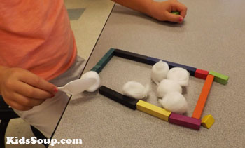 Herding sheep fine motor skill activity for preschool