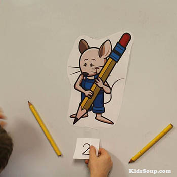Mouse pencil counting felt story preschool activity Mouse pencil counting felt story preschool activity